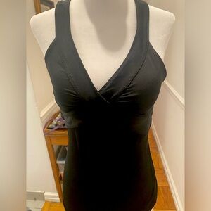 Gucci Black Women's Top criss cross back